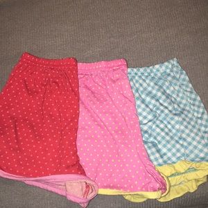 Children’s place-  Girls 3pc pajama short set.